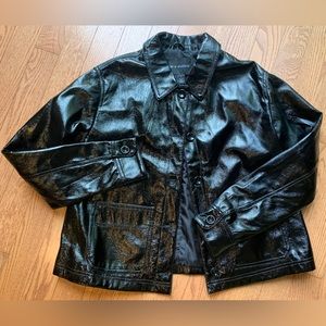 BP + Wildfang Patent Faux Leather Jacket